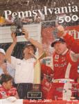 Programme cover of Pocono Raceway, 27/07/2003