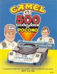 Programme cover of Pocono Raceway, 08/09/1985