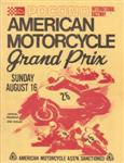 Programme cover of Pocono Raceway, 16/08/1970