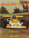 Programme cover of Pocono Raceway, 01/07/1973