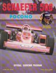 Programme cover of Pocono Raceway, 30/06/1974
