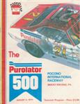 Programme cover of Pocono Raceway, 04/08/1974