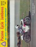 Programme cover of Pocono Raceway, 22/08/1976