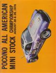 Programme cover of Pocono Raceway, 29/08/1976