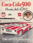 Programme cover of Pocono Raceway, 31/07/1977