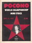 Programme cover of Pocono Raceway, 11/09/1977