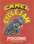 Programme cover of Pocono Raceway, 26/06/1983