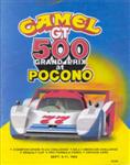 Programme cover of Pocono Raceway, 11/09/1983