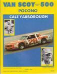 Programme cover of Pocono Raceway, 09/06/1985