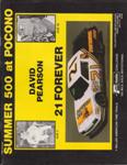 Programme cover of Pocono Raceway, 21/07/1985