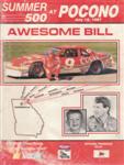 Programme cover of Pocono Raceway, 19/07/1987