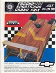 Programme cover of Pocono Raceway, 29/07/1990