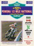 Programme cover of Auto Club Raceway at Pomona, 09/10/1993