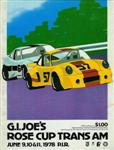Programme cover of Portland International Raceway, 11/06/1978