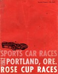 Programme cover of Portland International Raceway, 17/06/1962