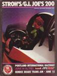 Programme cover of Portland International Raceway, 16/06/1985