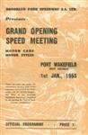 Programme cover of Port Wakefield, 01/01/1953