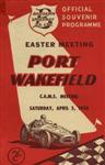 Programme cover of Port Wakefield, 05/04/1958