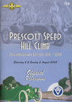 Programme cover of Prescott Hill Climb, 03/08/2008