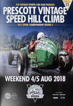Programme cover of Prescott Hill Climb, 05/08/2018
