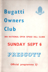 Programme cover of Prescott Hill Climb, 06/09/1964