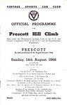Programme cover of Prescott Hill Climb, 14/08/1966