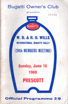 Programme cover of Prescott Hill Climb, 15/06/1969
