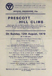 Programme cover of Prescott Hill Climb, 12/08/1979