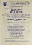 Programme cover of Prescott Hill Climb, 01/08/1982