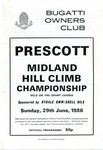 Programme cover of Prescott Hill Climb, 29/06/1986