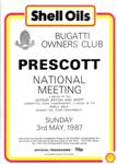 Programme cover of Prescott Hill Climb, 03/05/1987