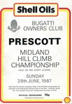 Programme cover of Prescott Hill Climb, 28/06/1987