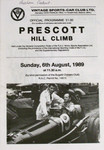 Programme cover of Prescott Hill Climb, 06/08/1989
