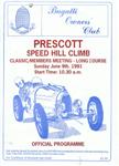 Programme cover of Prescott Hill Climb, 09/06/1991
