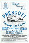 Programme cover of Prescott Hill Climb, 05/04/1992