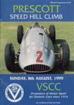 Programme cover of Prescott Hill Climb, 08/08/1999