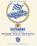 Programme cover of Pukekohe Park Raceway, 11/12/1965