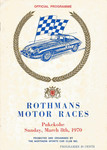 Programme cover of Pukekohe Park Raceway, 08/03/1970