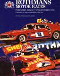 Programme cover of Pukekohe Park Raceway, 12/10/1975