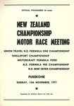 Programme cover of Pukekohe Park Raceway, 13/11/1977