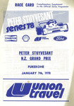 Programme cover of Pukekohe Park Raceway, 07/01/1978
