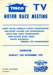 Programme cover of Pukekohe Park Raceway, 12/11/1978