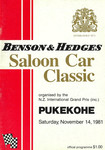 Programme cover of Pukekohe Park Raceway, 14/11/1981