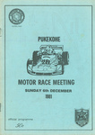 Programme cover of Pukekohe Park Raceway, 06/12/1981