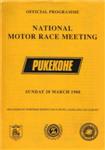 Programme cover of Pukekohe Park Raceway, 20/03/1988