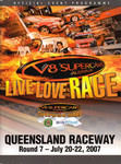 Programme cover of Queensland Raceway, 22/07/2007