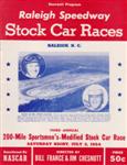 Raleigh Speedway, 03/07/1954