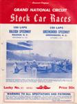 Programme cover of Raleigh Speedway, 30/09/1955