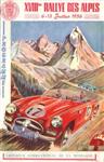 Programme cover of Rallye des Alpes, 1956