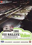 Programme cover of Rallye Valeo, 1991